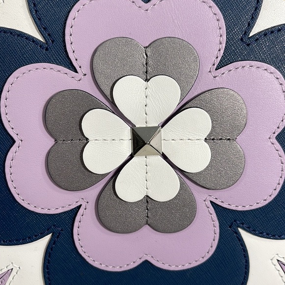 kate spade “Reiley Flower” Tote w/Matching Continental Wallet - NWT - Picture 5 of 17